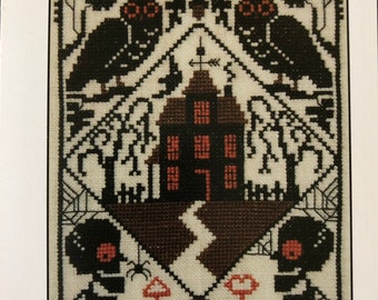Prairie Schooler / Whoo's There / cross stitch chart / counted cross stitch