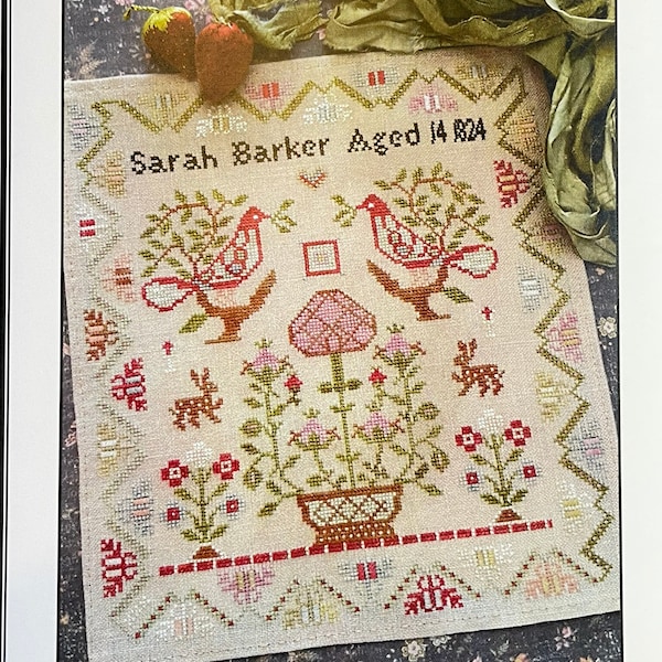 Pineberry Lane / SARAH BARKER 1824 / cross stitch chart / pattern only