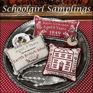 SCHOOLGIRL SAMPLINGS / The Scarlett House / Cross Stitch