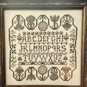 DEWBERRY MEADOW / Rosewood Manor /  cross stitch chart / counted cross stitch pattern / pattern only