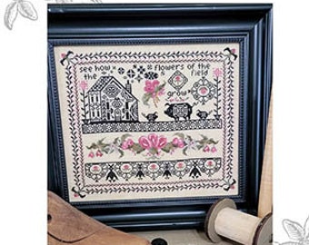 Quaint Quakers #1 SPRING / Quaint Rose Needlearts /  cross stitch chart