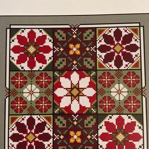 Carolyn Manning Designs / POINSETTIA /cross stitch chart / cross stitch pattern / pattern only