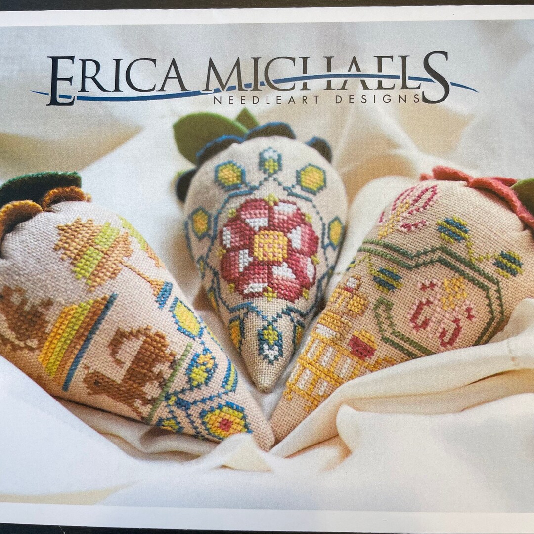 ENGLISH SAMPLER BERRIES / Erica Michaels /cross Stitch Chart Only - Etsy
