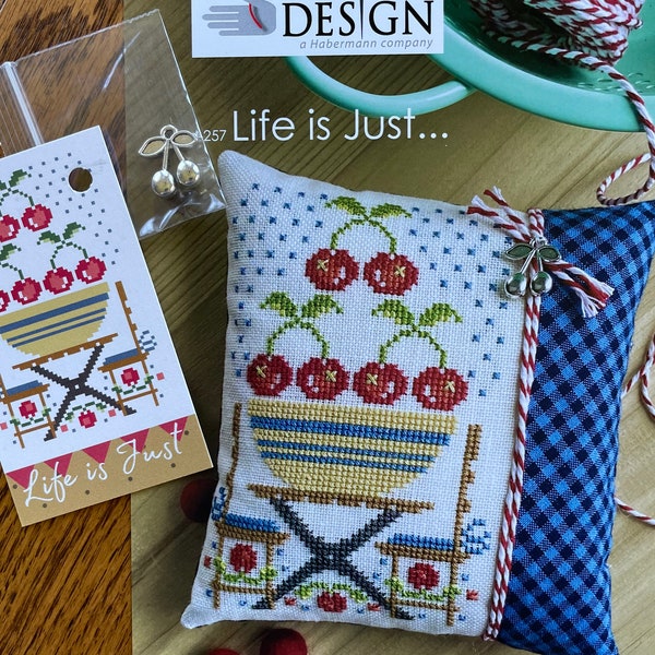 Hands On Design / LIFE is JUST… / Cross Stitch pattern