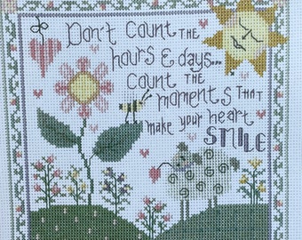 HEART SMILES by Imaginating / cross stitch chart / pattern only