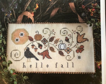 Plum Street Samplers / Hello Fall / cross stitch chart