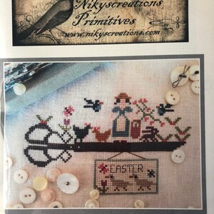 EASTER SCISSORS SAMPLER by NikysCreations / Cross stitch chart