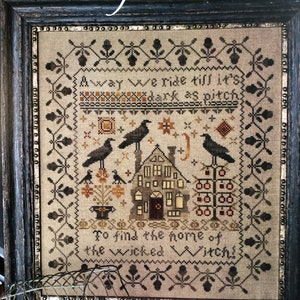 Blackbird Designs/ AWAY WE RIDE / Cross Stitch Chart