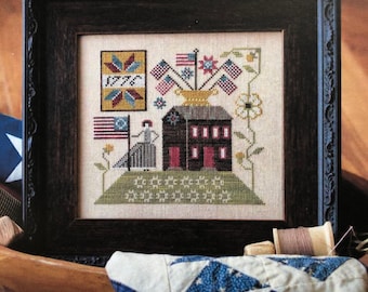 Plum Street Samplers / BETSY’S HOUSE / cross stitch chart / cross stitch pattern / pattern only