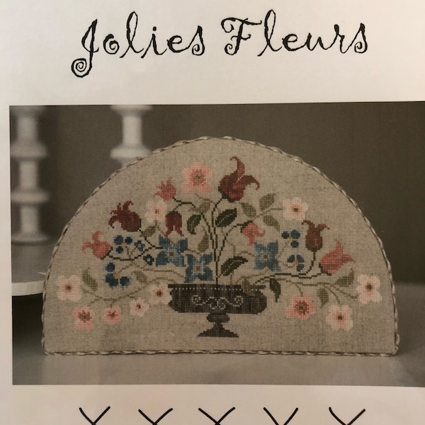 Jolies Fleurs / Collection Tralala / cross stitch chart / counted cross stitch pattern / pattern only