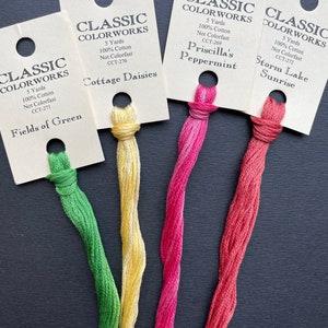 Classic Colorworks / 2023 New ReLeases / Floss / cross stitch / embroidery / Needlework threads