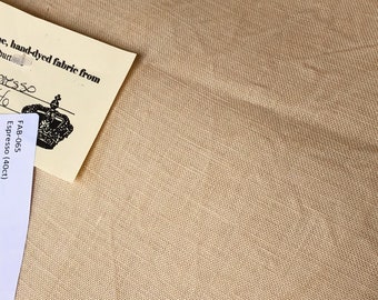 R&R Linen / Espresso / Cross stitch fabric 32, 36 ct / 40 ct / ready to ship
