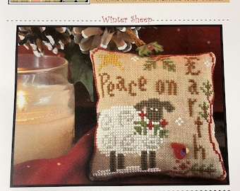 Little House Needleworks / WINTER SHEEP / cross stitch chart / pattern only