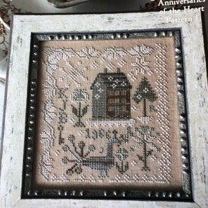 Blackbird Designs/ Snow Garden / Anniversaries of the Heart series /cross stitch chart / cross stitch pattern / pattern only
