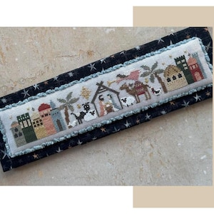 Heart in Hand / NATIVITY TINY TOWN Charts including Frills Options / counted cross stitch patterns