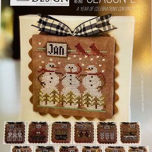 Hands on Design / Season 2 - A YEAR of CELEBRATIONS /cross stitch chart / counted cross stitch pattern