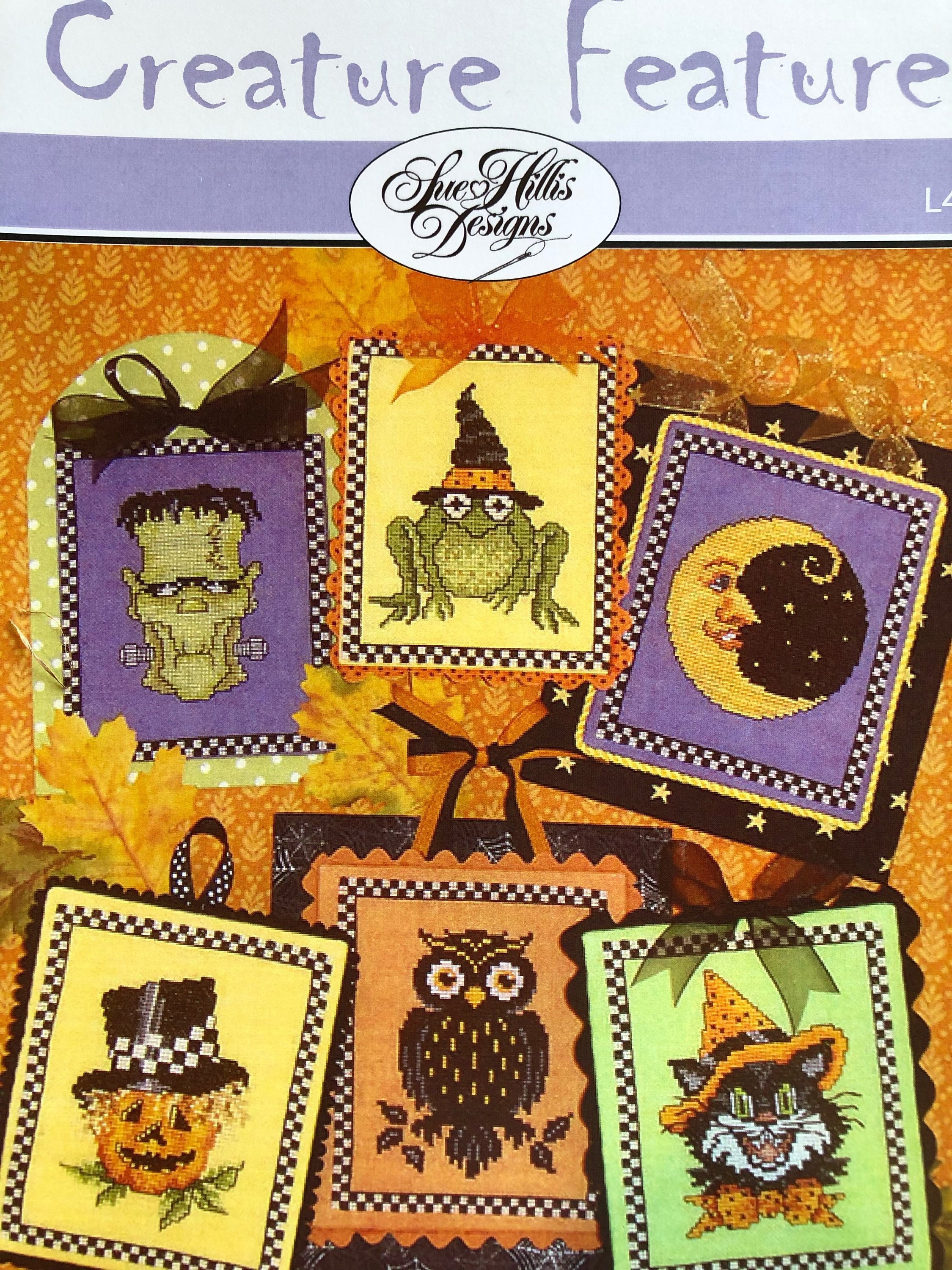 Creature Feature / Sue Hillis Designs / cross stitch chart / counted cross stitch pattern / pattern only