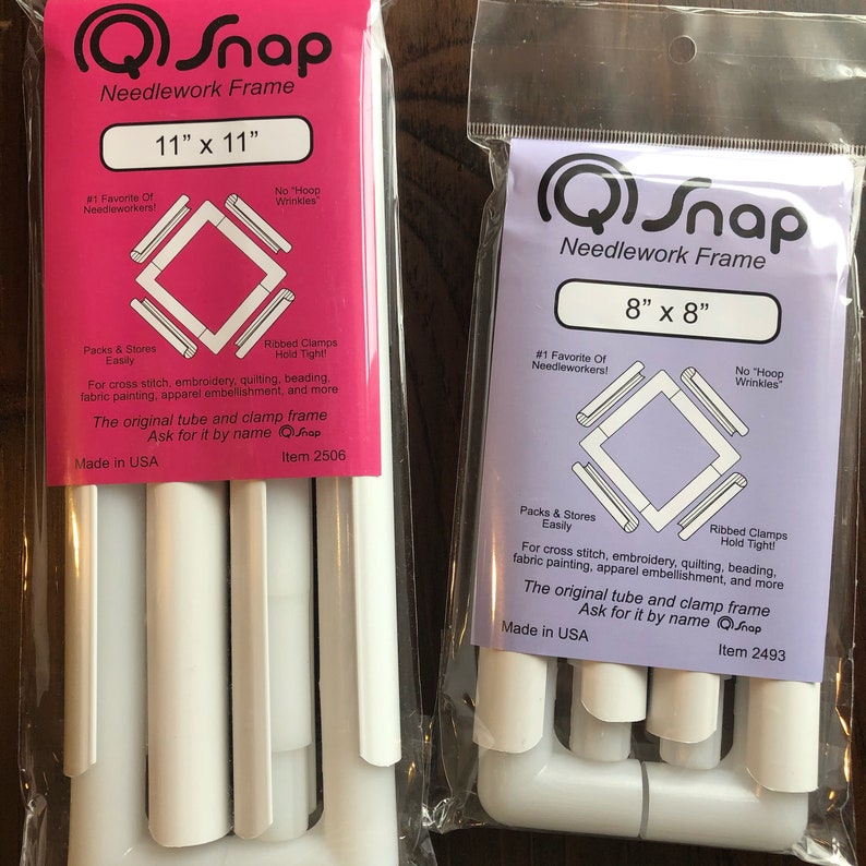 Q Snap Needlework Frames / 6x6 / 8x8 / 11x11 / Extension Etsy