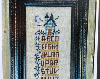 Bent Creek / MOONLIGHT BERRY SAMPLER / Cross stitch chart / cross stitch pattern