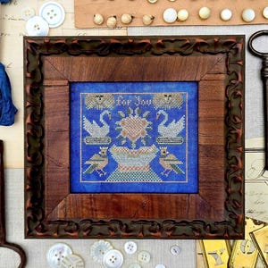 FOR YOU / Kathy Barrick / Cross Stitch pattern / pattern only