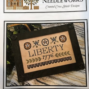 Little House Needleworks/ Liberty 1776 /cross stitch chart and/or thread pack / You Choose