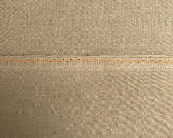 Zweigart Linen / Summer KHAKI / 36 ct, 40 ct or 32 ct/ Cross stitch fabric / ready to ship