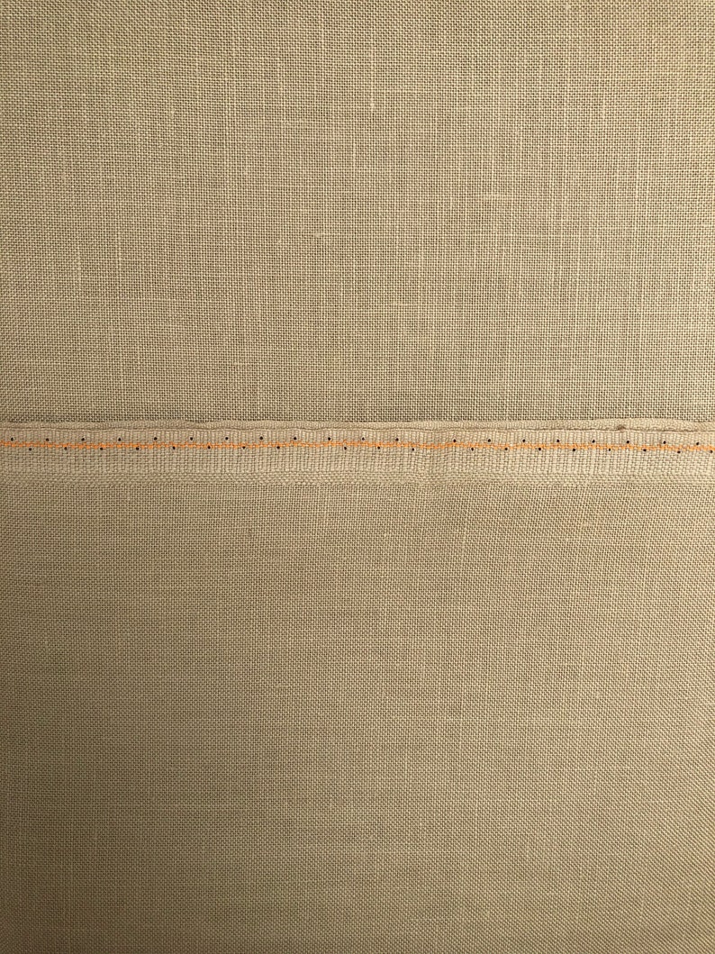 Zweigart 40ct Newcastle Linen-18x27 Needlework Fabric Summer Khaki