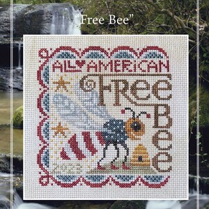 Silver Creek Samplers/ FREE BEE / cross stitch chart / pattern only