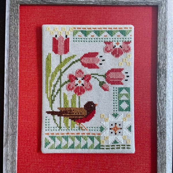 SEASONAL COURIER series by Robin Pickens Patterns / cross stitch chart / pattern only