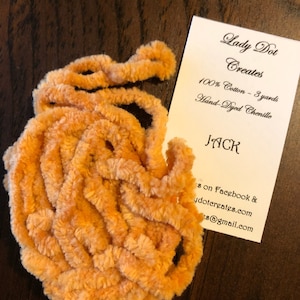 Lady Dot Creates/ Hand Dyed Cotton Chenille Trim/ Jack / Embellishments / Finishing / Craft project trim