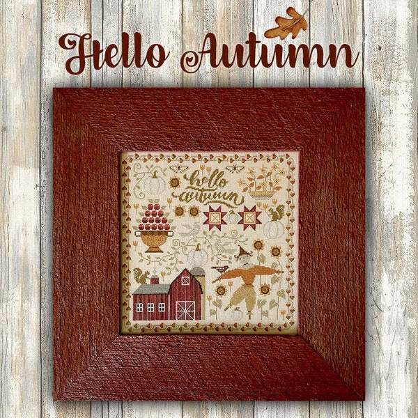 HELLO AUTUMN BOOK by Teresa Kogut / cross stitch