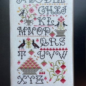 STRAWBERRY WISHES / Rosewood Manor /  cross stitch chart / pattern only