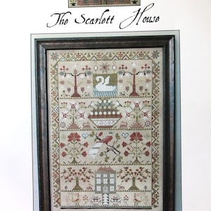 SMITH SAMPLER from The Scarlett House / Sampler Reproduction / cross stitch chart / pattern only