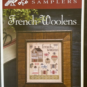 Plum Street Samplers / FRENCH WOOLENS / cross stitch chart / cross stitch pattern / pattern only