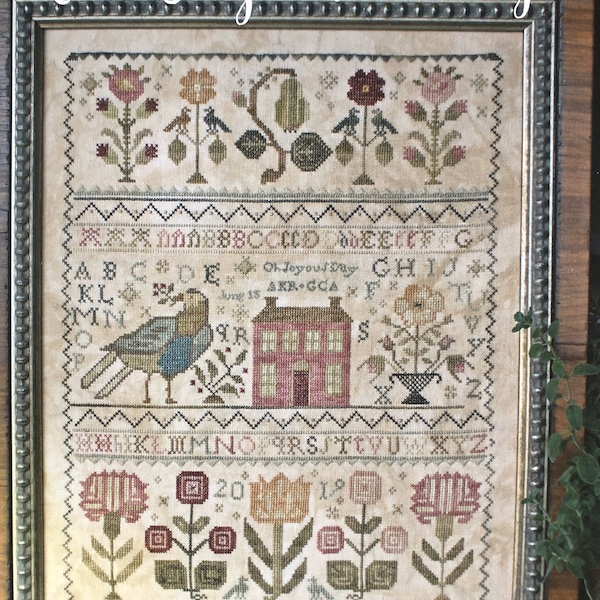 Blackbird Designs/ Oh Joyous Day / cross stitch chart / cross stitch pattern / pattern only