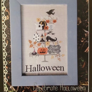 Madame Chantilly / CELEBRATE HALLOWEEN / cross stitch chart / counted cross stitch / pattern only