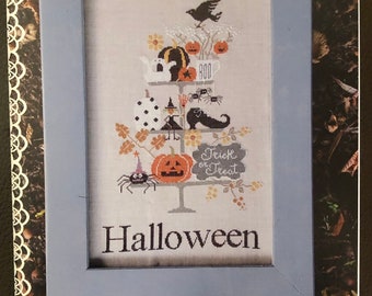 Madame Chantilly / CELEBRATE HALLOWEEN / cross stitch chart / counted cross stitch / pattern only