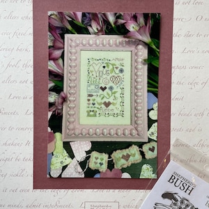 Shepherd’s Bush / LOVE NOTES Chart And/or Embellishments Pack / Choice / Cross stitch
