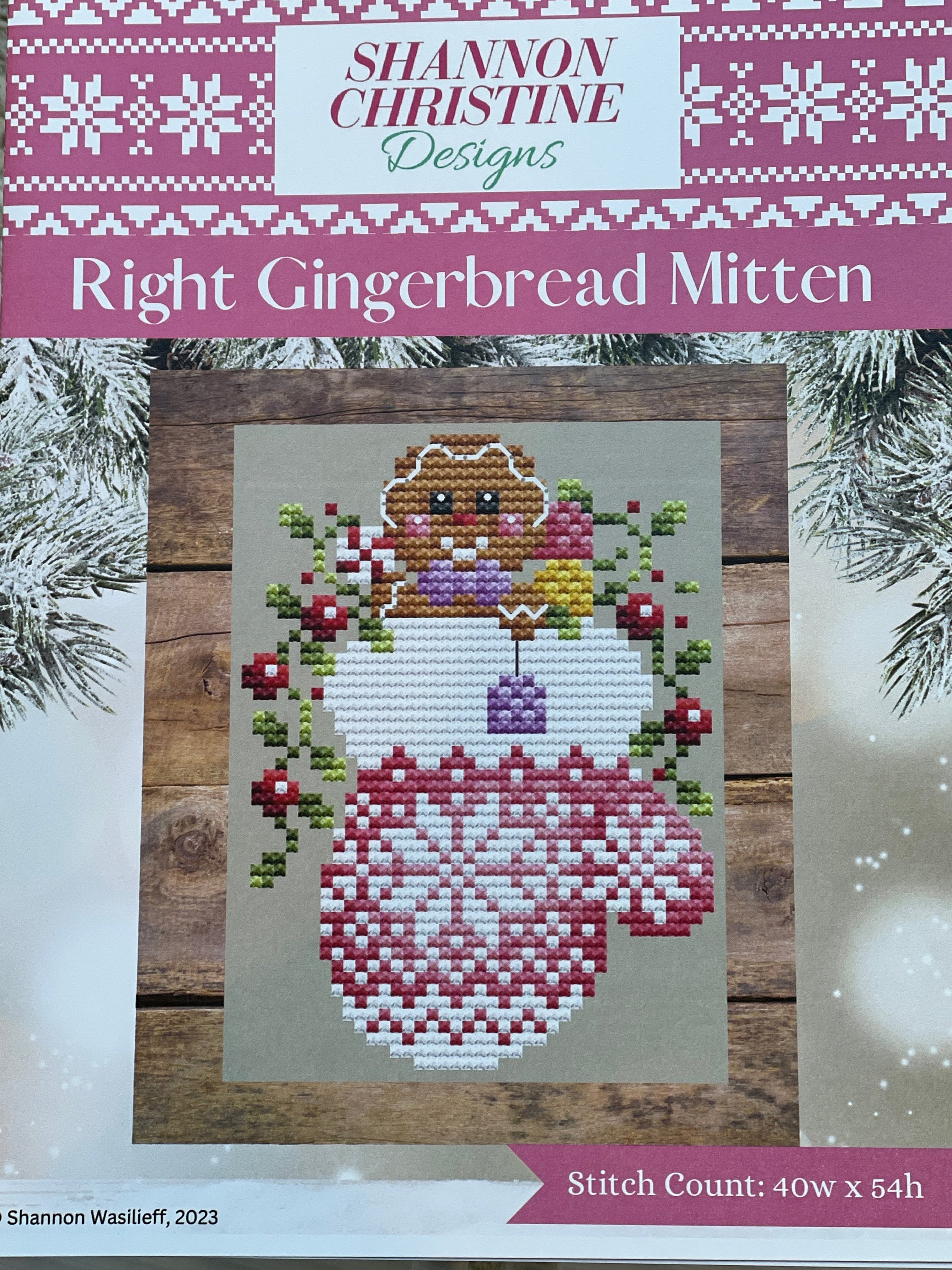 HOLIDAY MITTEN SERIES / Shannon Christine Designs / Cross Stitch Chart ...