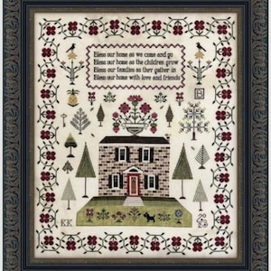 BRENDA'S SAMPLER / Fox and Rabbit Designs / Sampler / Cross Stitch