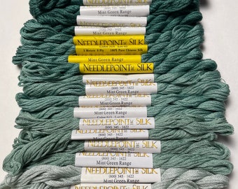 NPI Silk / MINT GREEN Range Colors 511-516