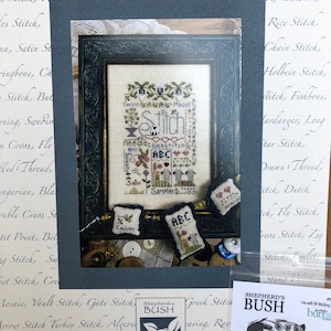 Shepherd’s Bush / Stitching Notes / Sampler / Choose Cross stitch chart and/or Embellishments pack