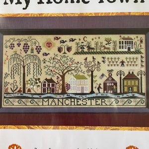 MY HOME TOWN / Carriage House Samplings/ cross stitch chart / pattern only