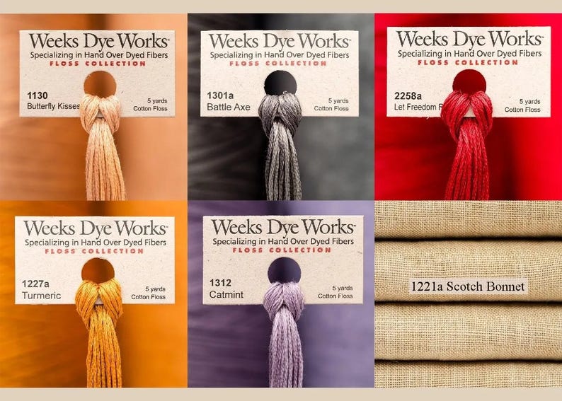 Weeks Dye Works 2026 New Floss Colors - Etsy