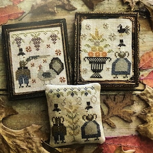 Pineberry Lane / The FRUITS of our LABOR/ cross stitch chart / pattern only