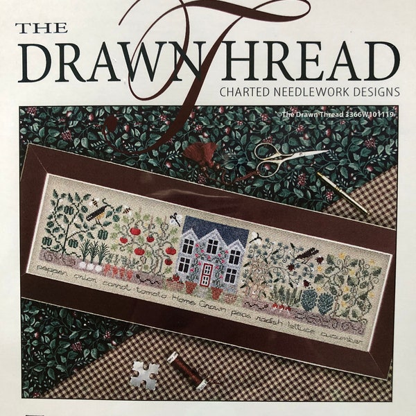 The Drawn Thread/ THE Kitchen GARDEN / Sampler/ cross stitch / pattern only