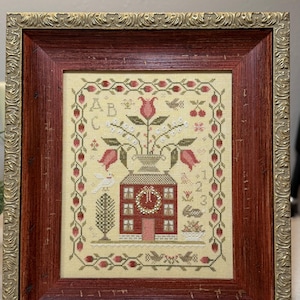 ABC-123 Sampler Cross Stitch Chart: With Thy Needle & Thread, Brenda Gervais Design (Pattern Only)