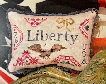 LITTLE LIBERTY QUAKER by Screen Door Needleworks /  cross stitch chart  / pattern only