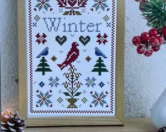 WINTER / Simple Samplers Series by Anabella’s / pattern only