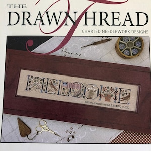 The Drawn Thread / WELCOME SUMMER / cross stitch chart / pattern only